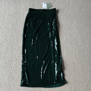 H&M sequin skirt